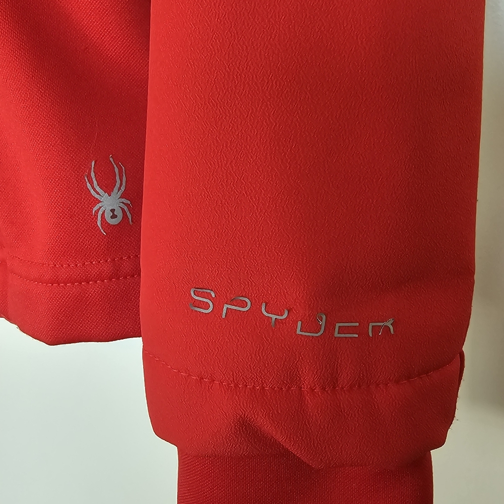 Spyder Active Red Softshell Hooded Jacket Women's… - image 3